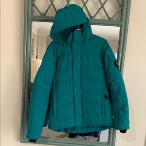 Obermeyer Girls Ski Coat with removable fur Size Teen M (10-12)